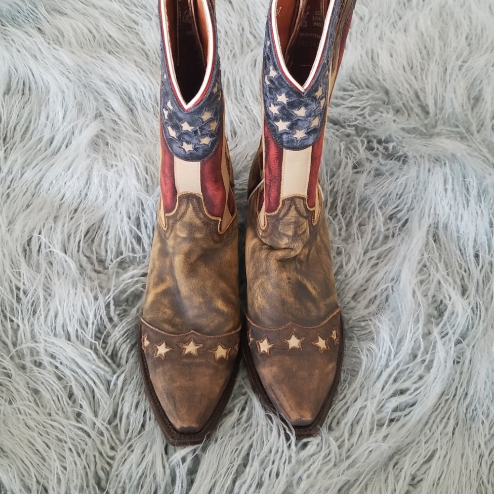 Dan Post American Flag Cowgirl Boots